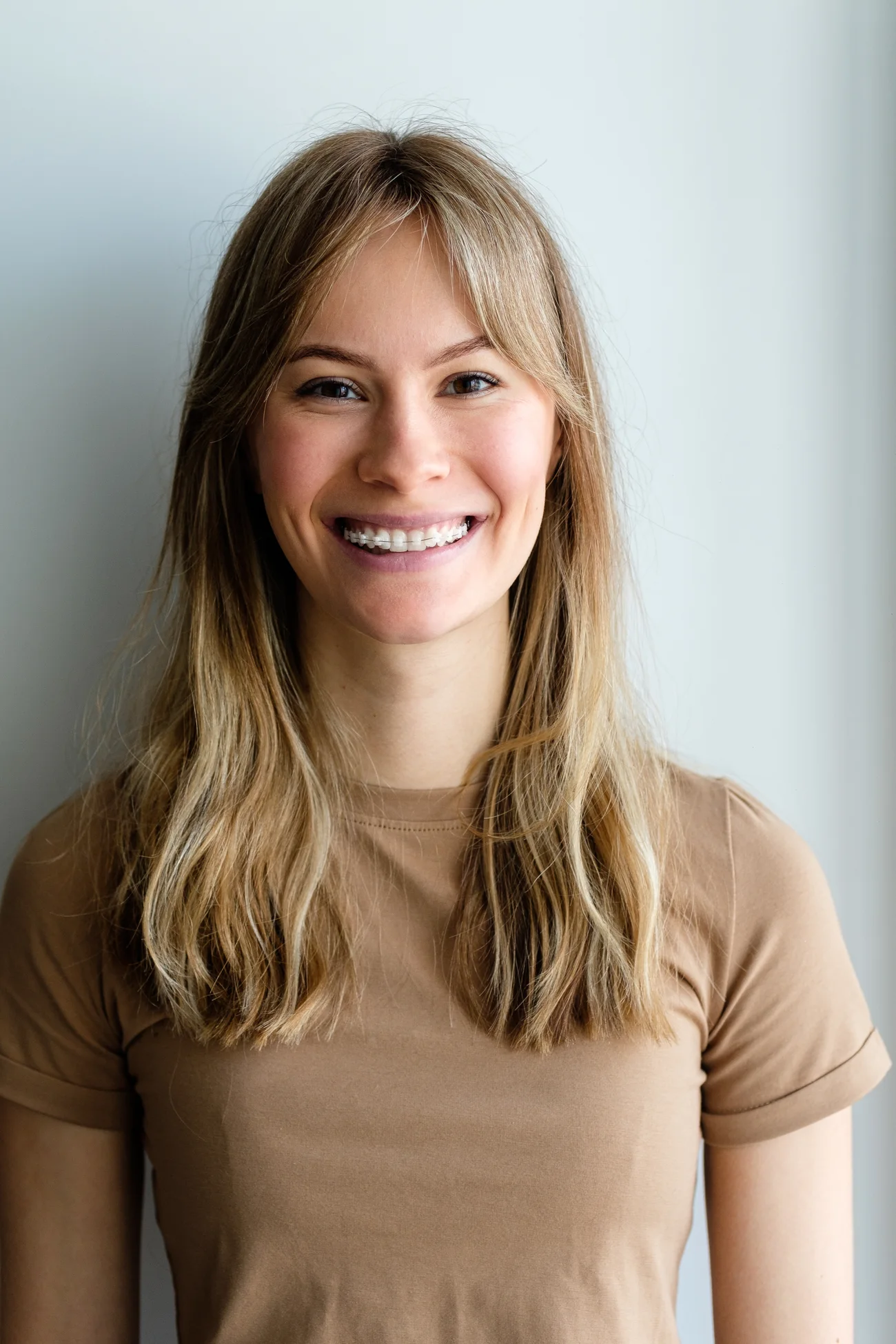 A Hornchurch patient enjoying their straight smile after orthodontic treatment