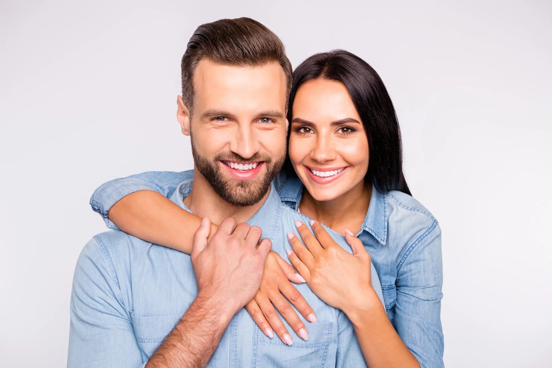 Custom whitening trays and clinical-grade gel syringes