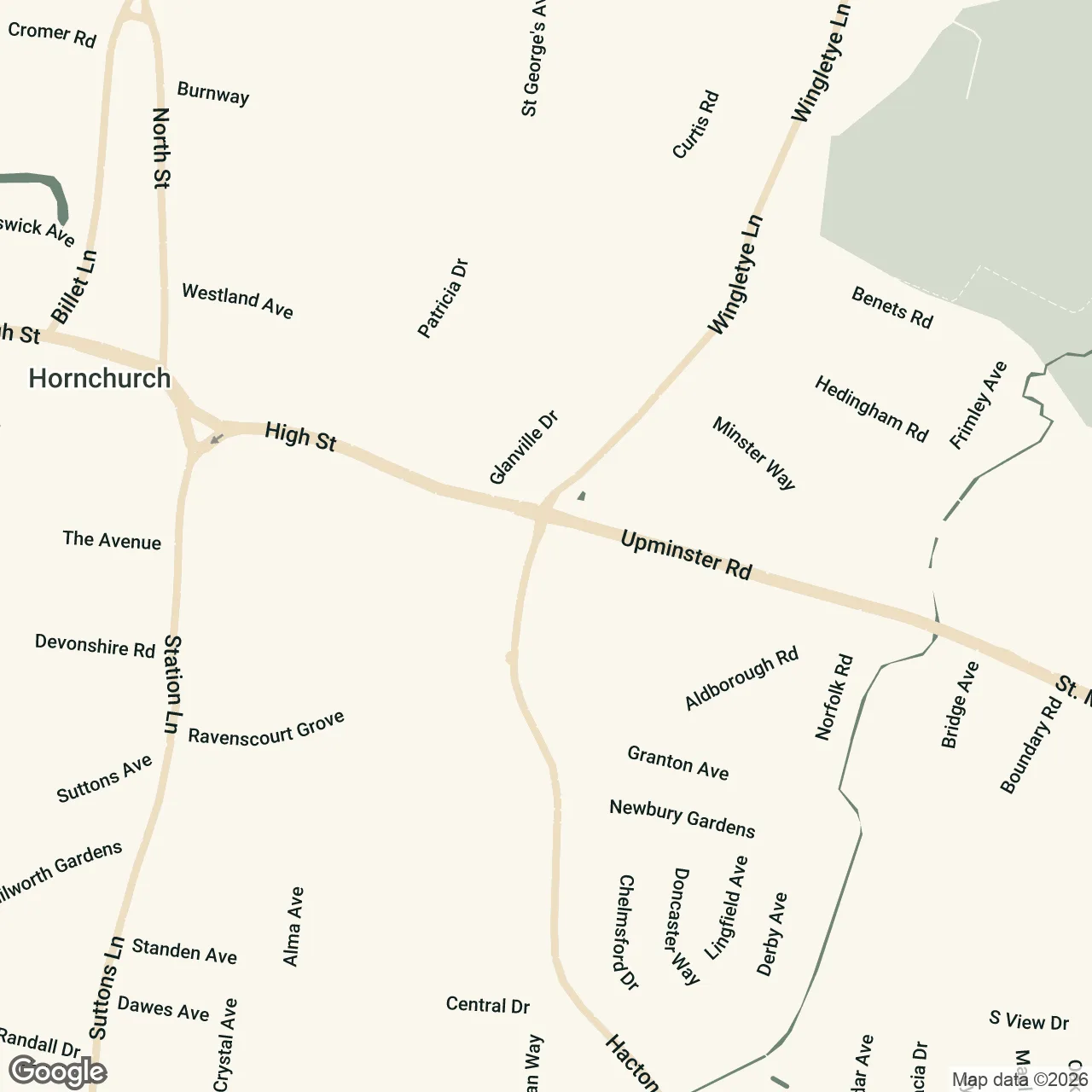 Hacton Dental Care location map